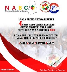 NABCO Trainees Ready to Support Nana Addo