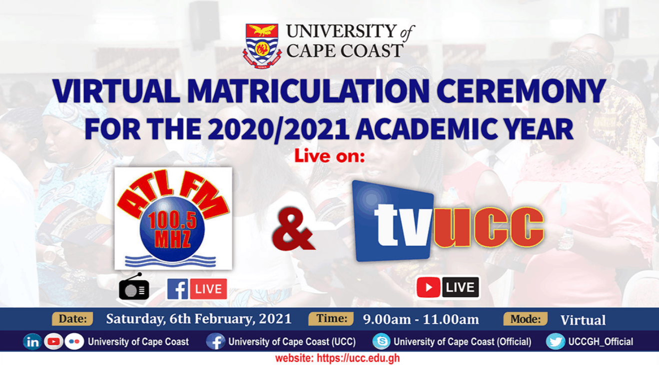 How to Join and Watch the UCC Virtual Matriculation Ceremony