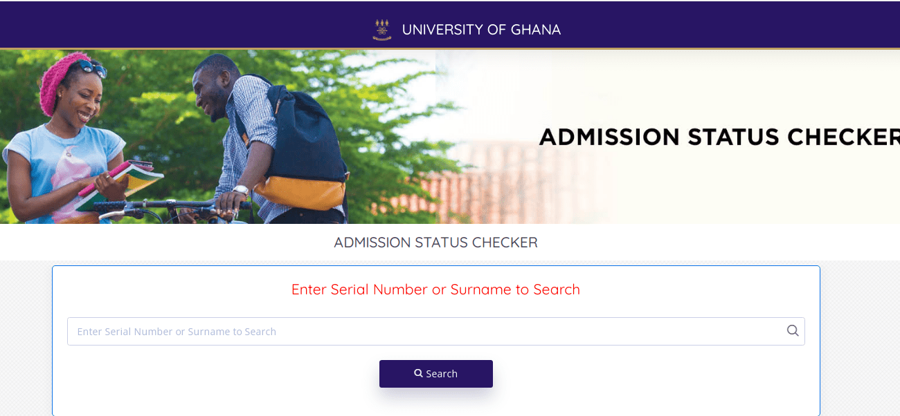 How To Check University of Ghana (UG) Application Status For 2022/2023