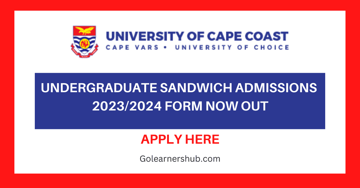 UCC Undergraduate Sandwich Admissions 2023/2024 Form Now Out