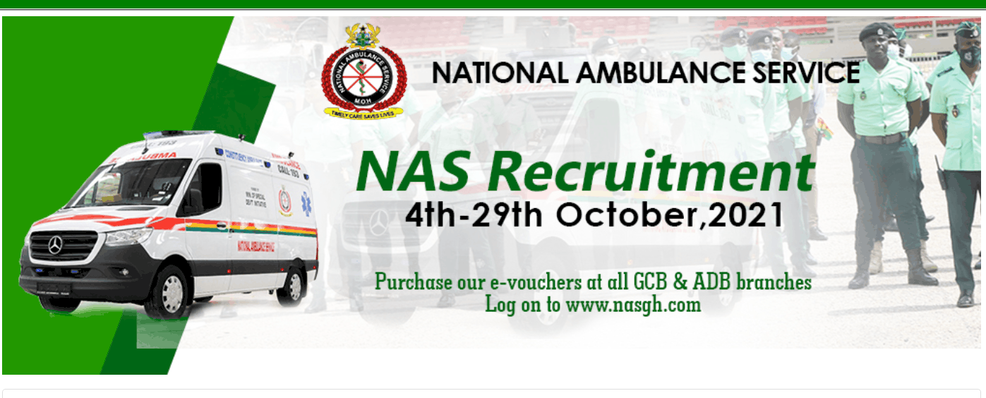 How to Apply for Ghana Ambulance Service Recruitment 2021/2022
