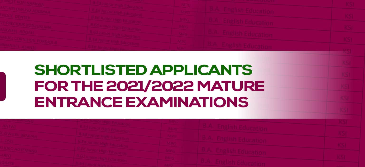 AAMUSTED Shandwich Shortlisted Applicants List 2021/2022