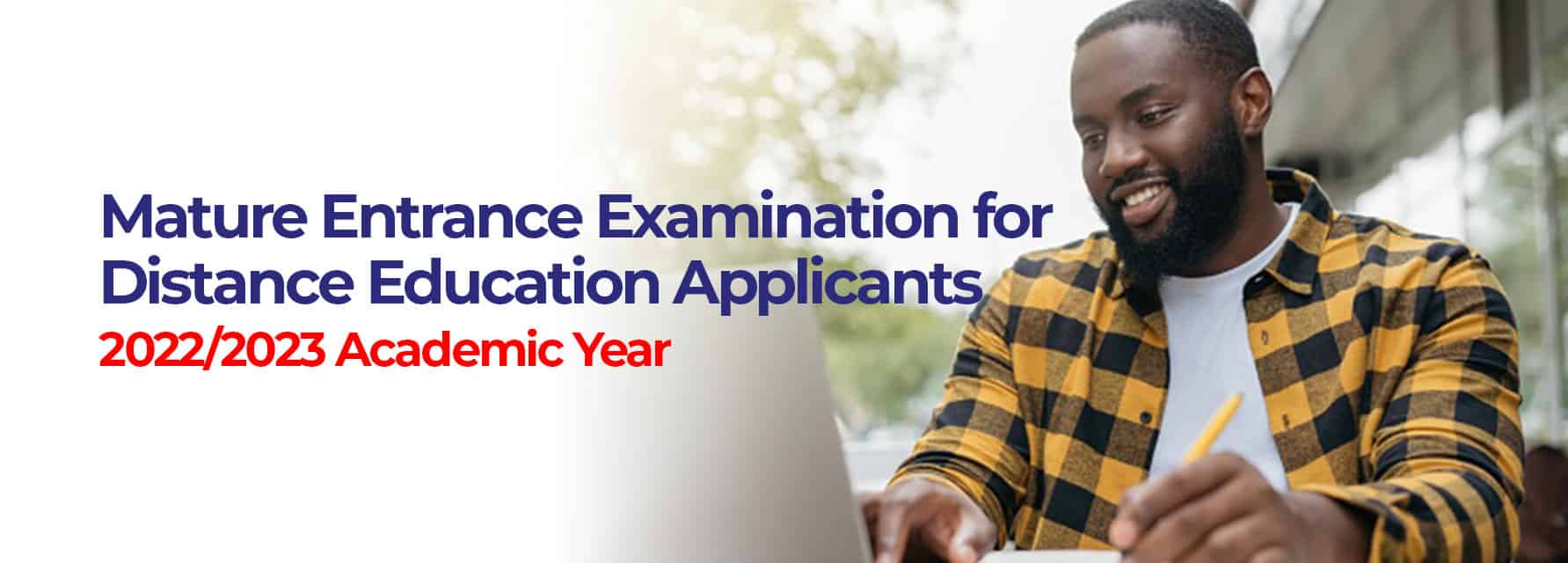 UEW Mature Entrance Examination for Distance Education Applicants 2022/2023