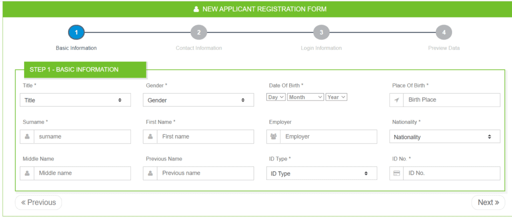 DVLA Registration Form 2022