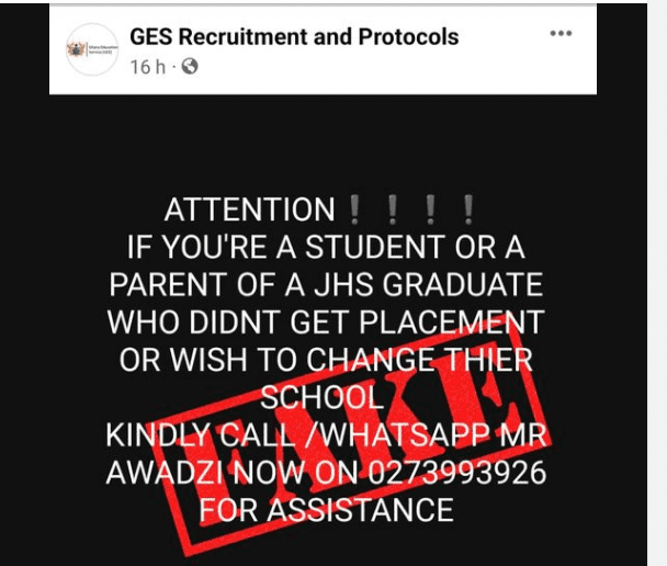 GES does not or cannot change anyone's school