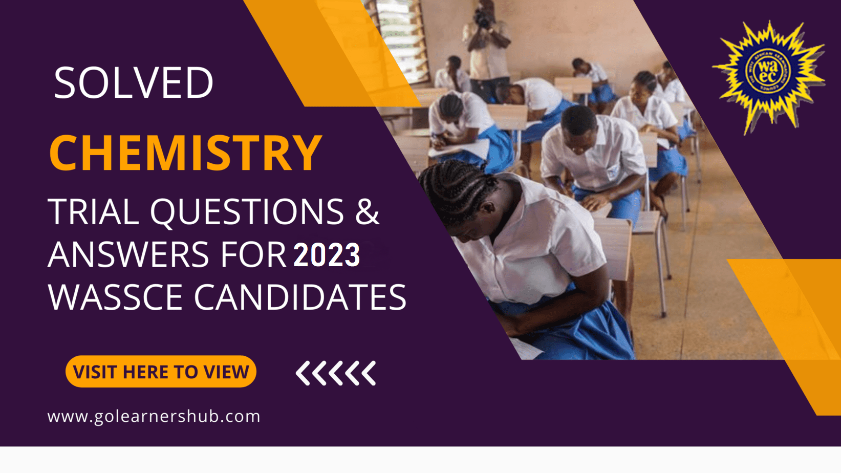 (Solved) Chemistry Trial Objective Questions & Answers For 2022 WASSCE Candidates