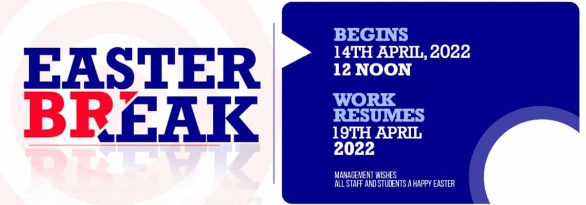 Update on University of Education, Winneba (UEW) Easter Break, 2022