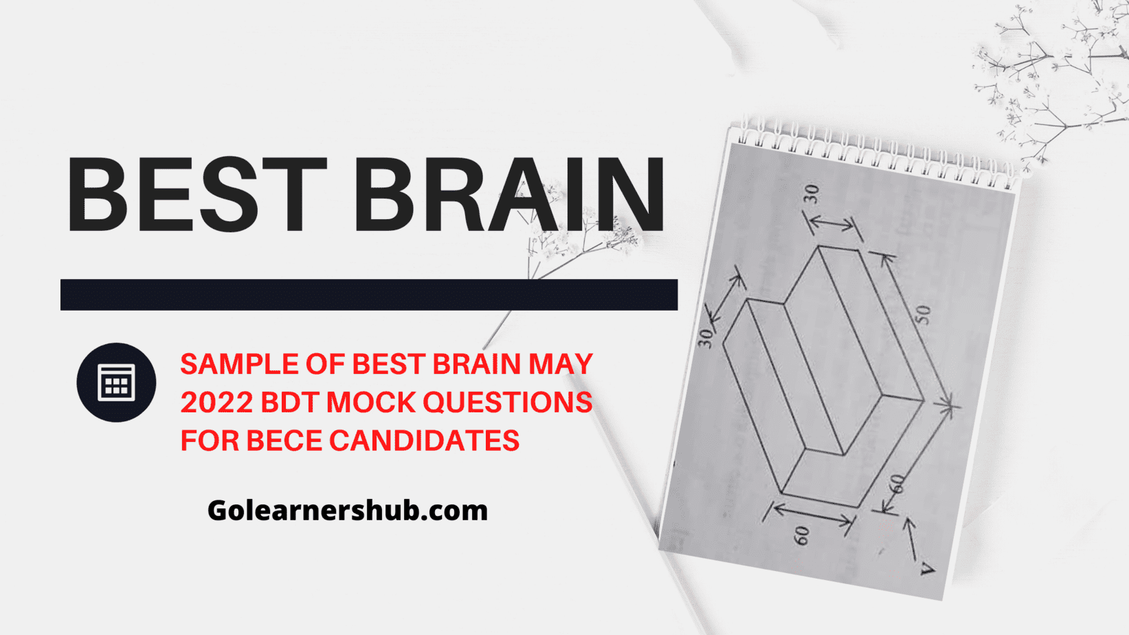 Sample of Best Brain May 2022 BDT Mock Questions For BECE Candidates