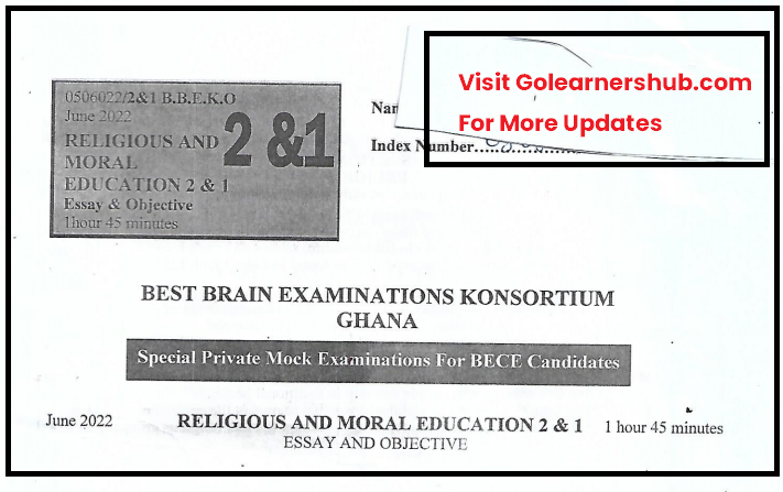 Best Brain June 2022 R.M.E Questions and Answers