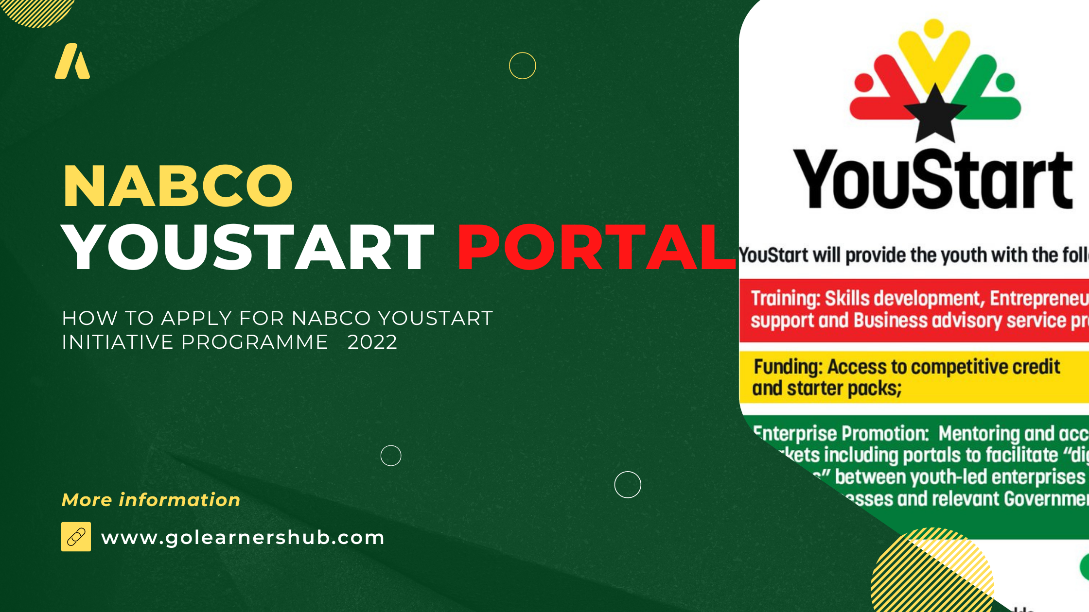 NABCO YouStart Application Portal, What's Entailed & How to Apply