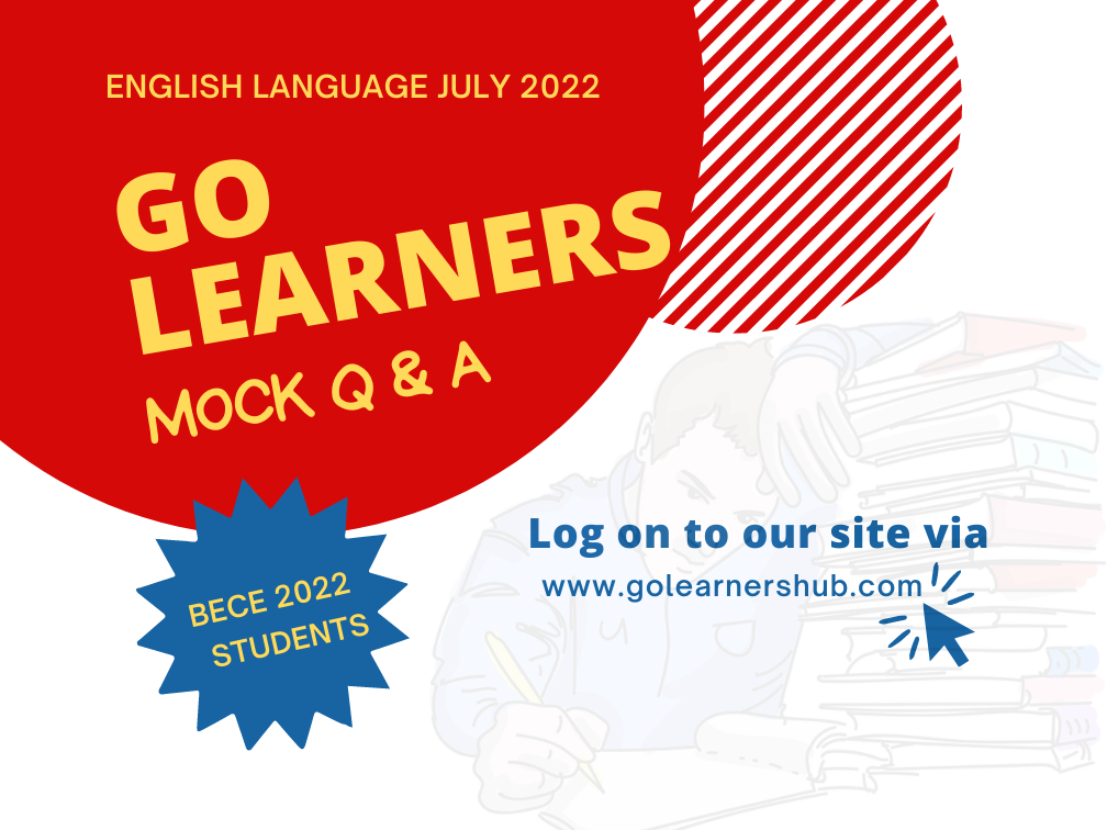 Golearners July 2022 English Language Mock Questions & Answers - Theory