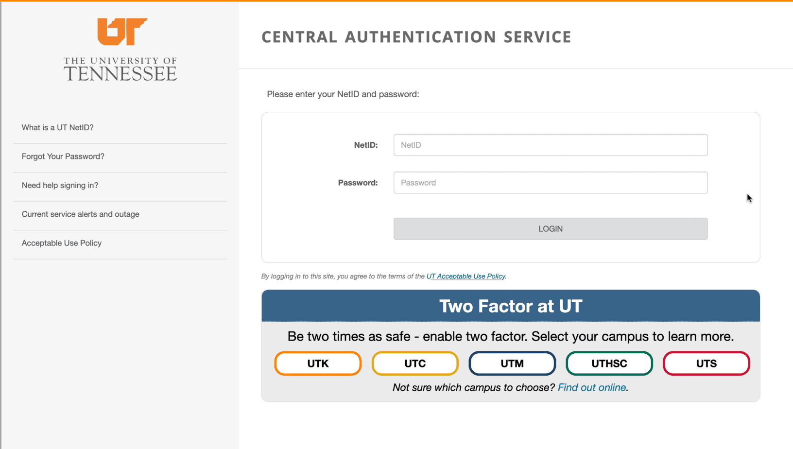 UTK Canvas Login University Of Tennessee