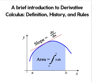 A brief introduction to Derivative Calculus: Definition, History, and Rules