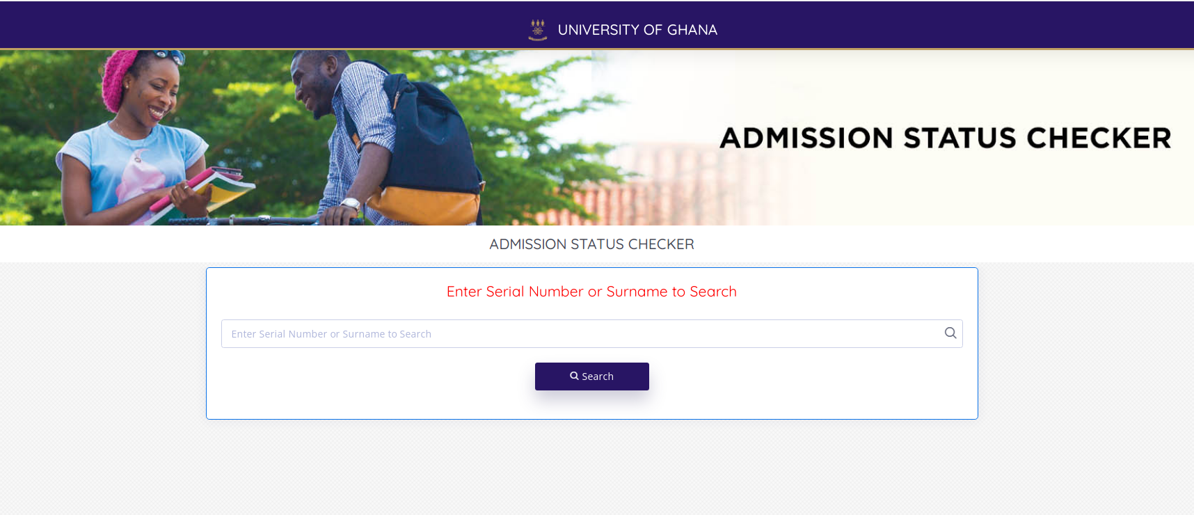 University of Ghana End of 20232024 Undergraduate Admissions