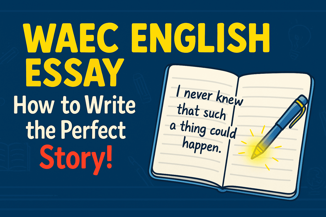 How to Write the Perfect WAEC Narrative Essay